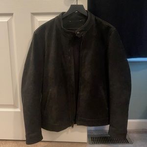 Thursday Boots Brand Men’s Matte Black Racer Leather Jacket Size Medium